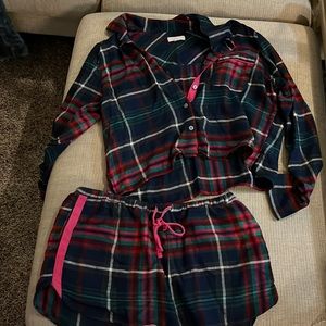 Plaid PJ / lounge set